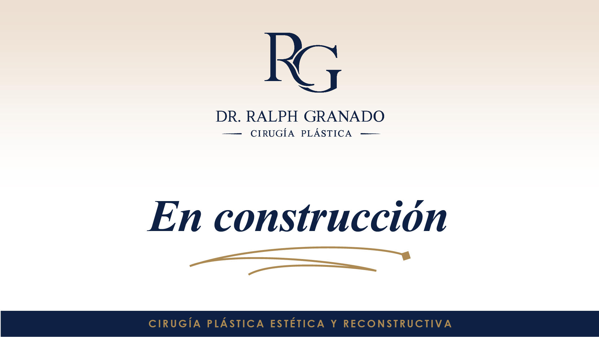 Sitio web en construcción - Dr. Ralph Granado